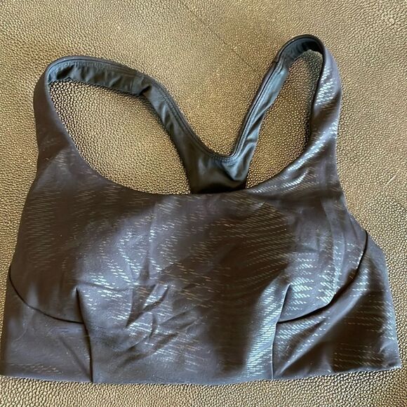 Lululemon Wunder Train Bra Foil size 6 - Picture 1 of 10